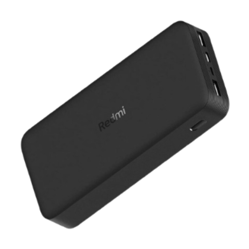 Xiaomi Redmi 20000mAh 18W Power Bank Fast Charging Original PD 3.0 QC 3.0 USB-C & Dual USB-A Portable Charger Long Lasting Battery for Phone Tablet Laptop