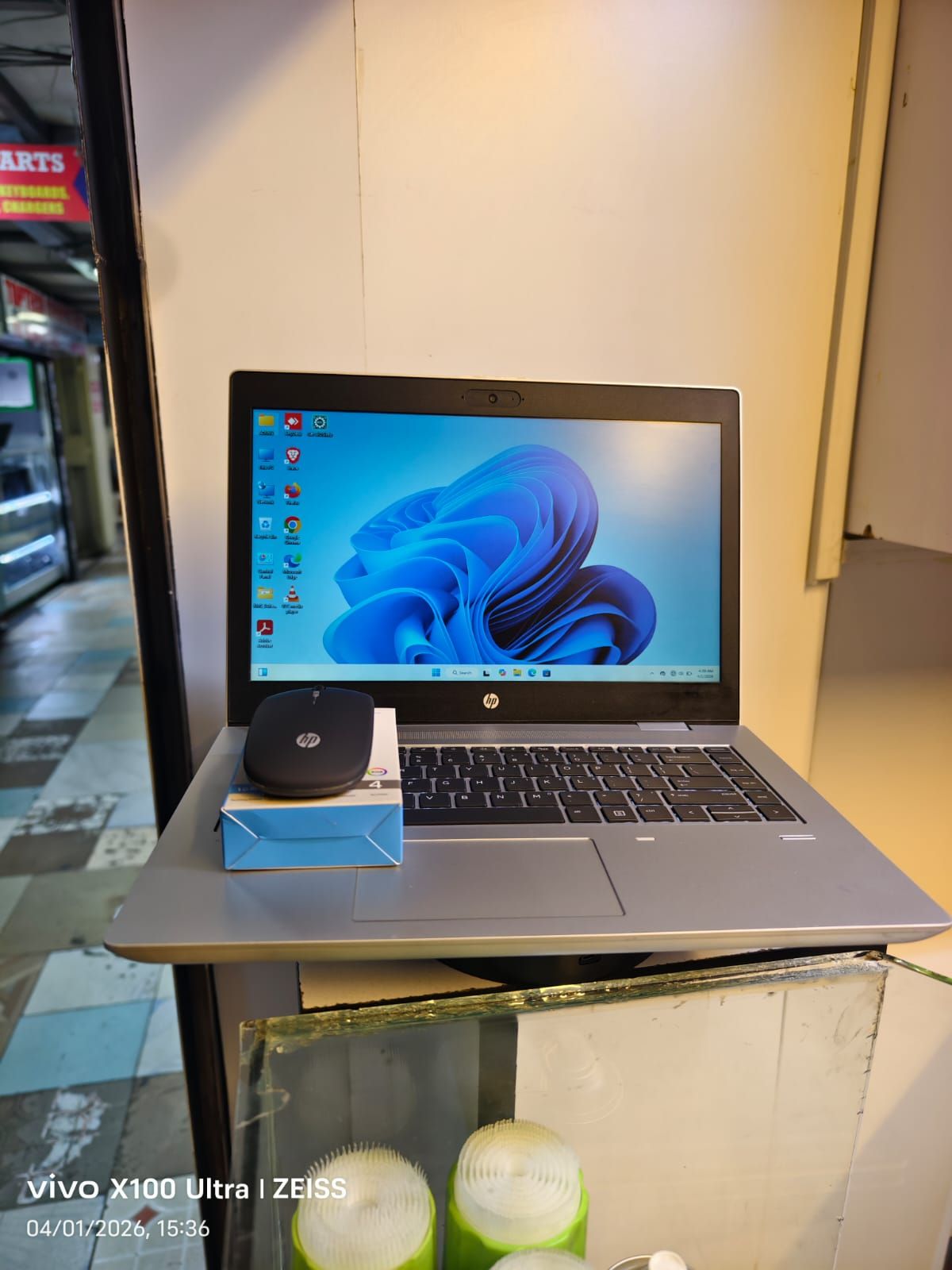 HP Refurbished ProBook 645 G4 AMD Ryzen 3 Pro 2700U 8GB RAM 256GB SSD 14 inch FHD + 1GB AMD Radeon Ve ga 10 Graphics Windows 11 Pro MS Office Slim Laptop free wireless recheargable mouse