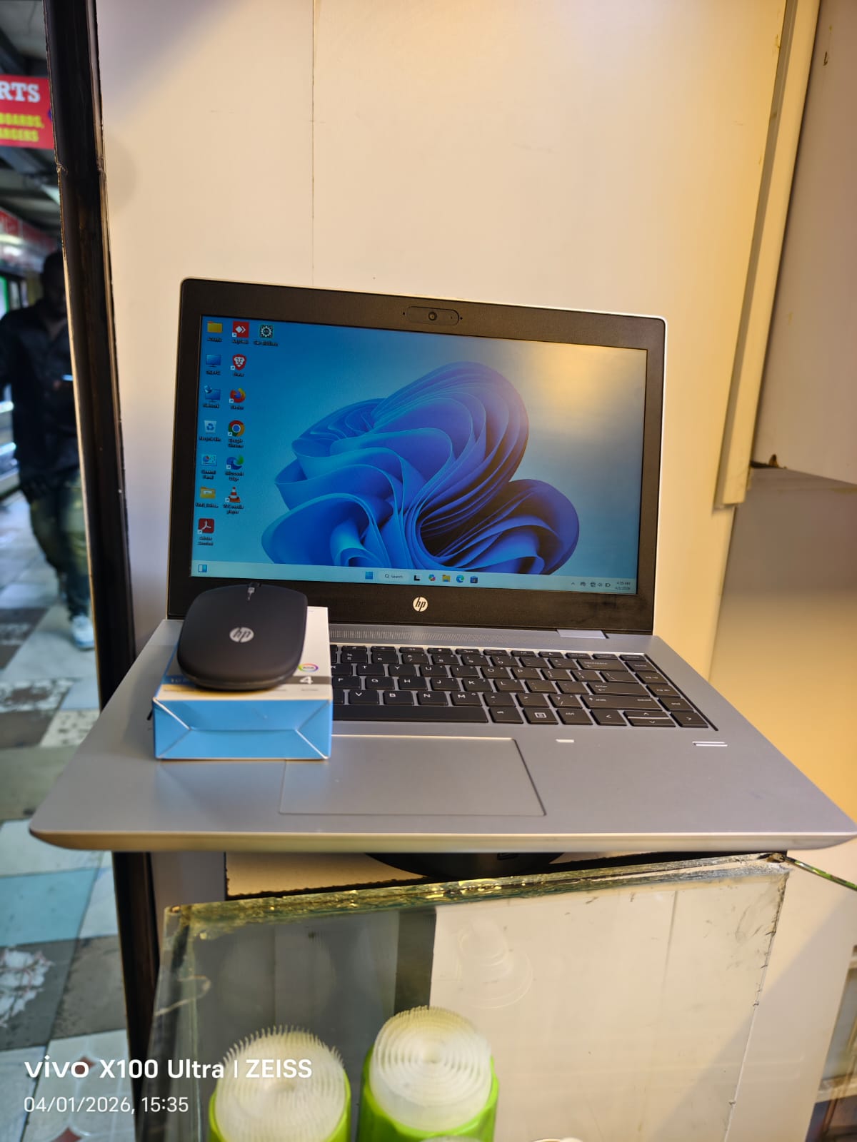 HP Refurbished ProBook 645 G4 AMD Ryzen 3 Pro 2700U 8GB RAM 256GB SSD 14 inch FHD + 1GB AMD Radeon Ve ga 10 Graphics Windows 11 Pro MS Office Slim Laptop free wireless recheargable mouse