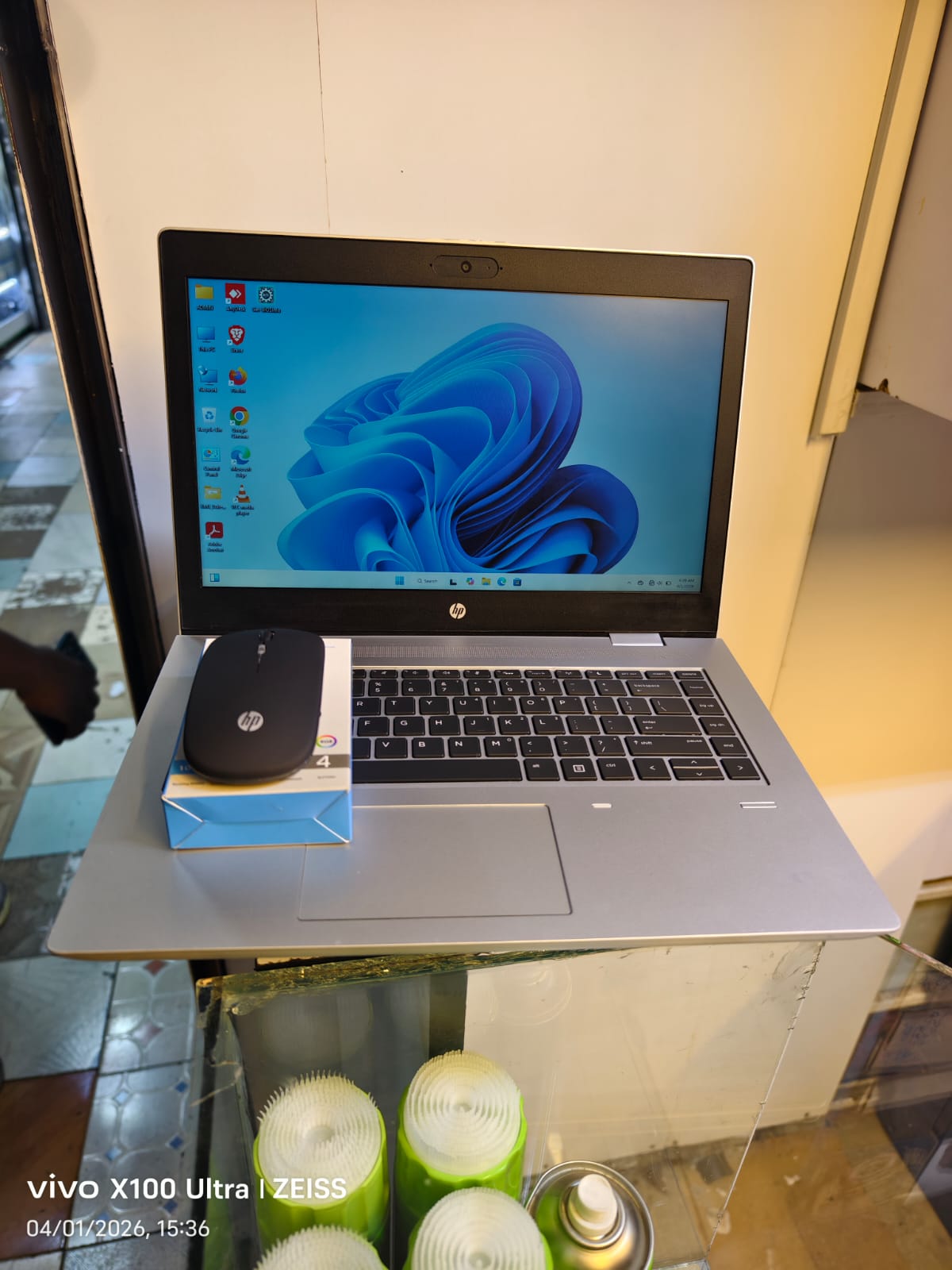 HP Refurbished ProBook 645 G4 AMD Ryzen 3 Pro 2700U 8GB RAM 256GB SSD 14 inch FHD + 1GB AMD Radeon Ve ga 10 Graphics Windows 11 Pro MS Office Slim Laptop free wireless recheargable mouse