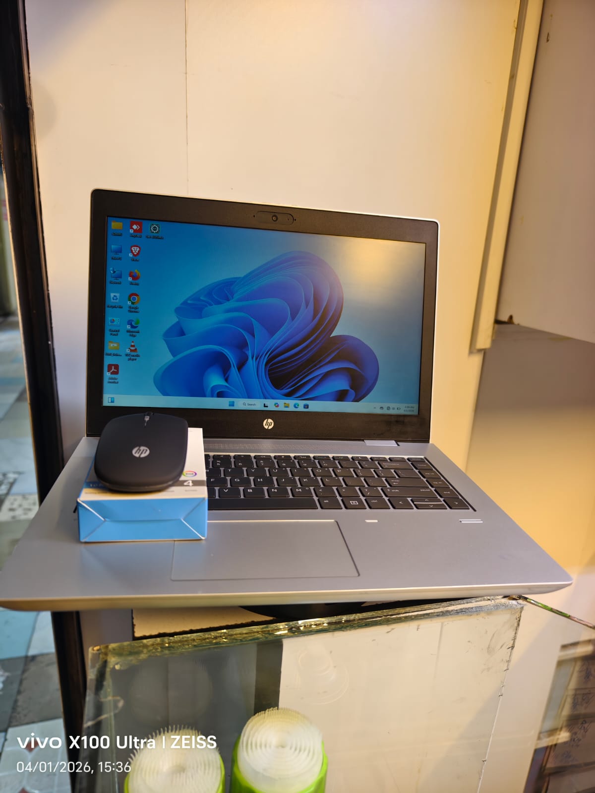 HP Refurbished ProBook 645 G4 AMD Ryzen 3 Pro 2700U 8GB RAM 256GB SSD 14 inch FHD + 1GB AMD Radeon Ve ga 10 Graphics Windows 11 Pro MS Office Slim Laptop free wireless recheargable mouse