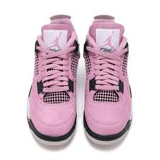 Air Jordan 4 Retro Orchid Pink-White Women Sneakers (Best Shop for Quality Shoes, Sneakers, Casuals, Boots, Oxfords, Officials and Shoe Accessories)