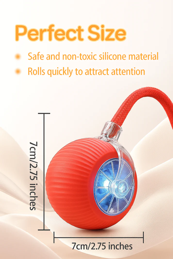 Smart Interactive Rolling Pet Ball Toy