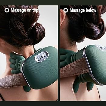 Heated Shoulder & Neck Massager with 4D Kneading – Electric Massage Device