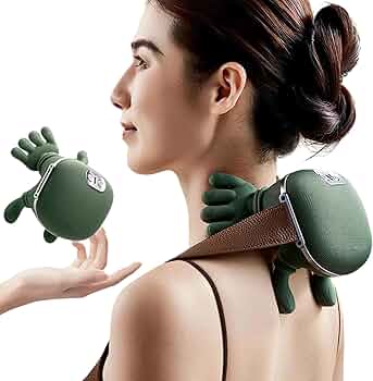 Heated Shoulder & Neck Massager with 4D Kneading – Electric Massage Device