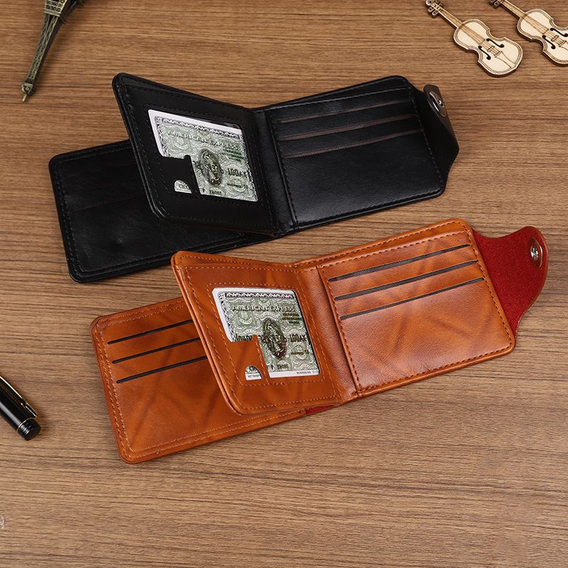 For Successful Men: Luxury Business Wallet with Dollar Print, Ultra-Thin & Lightweight PU Leather, Multi-Card Slots RFID Blocking, Fashionable Money Clip Card Holder for Professional Men