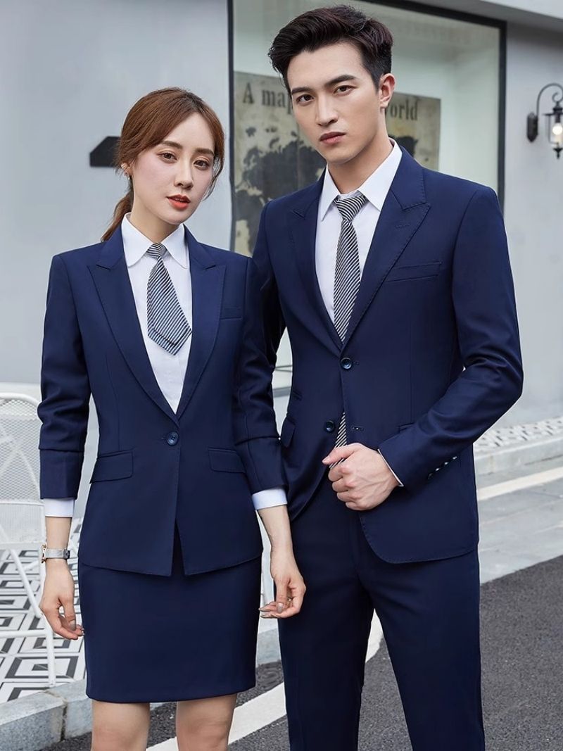 High-End Men's Business Suit Set Professional Formal Suit for Young White-Collar Workers Premium Office Career Wear for Businessmen