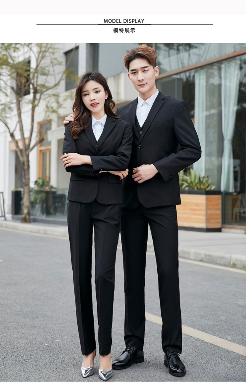 High-End Men's Business Suit Set Professional Formal Suit for Young White-Collar Workers Premium Office Career Wear for Businessmen