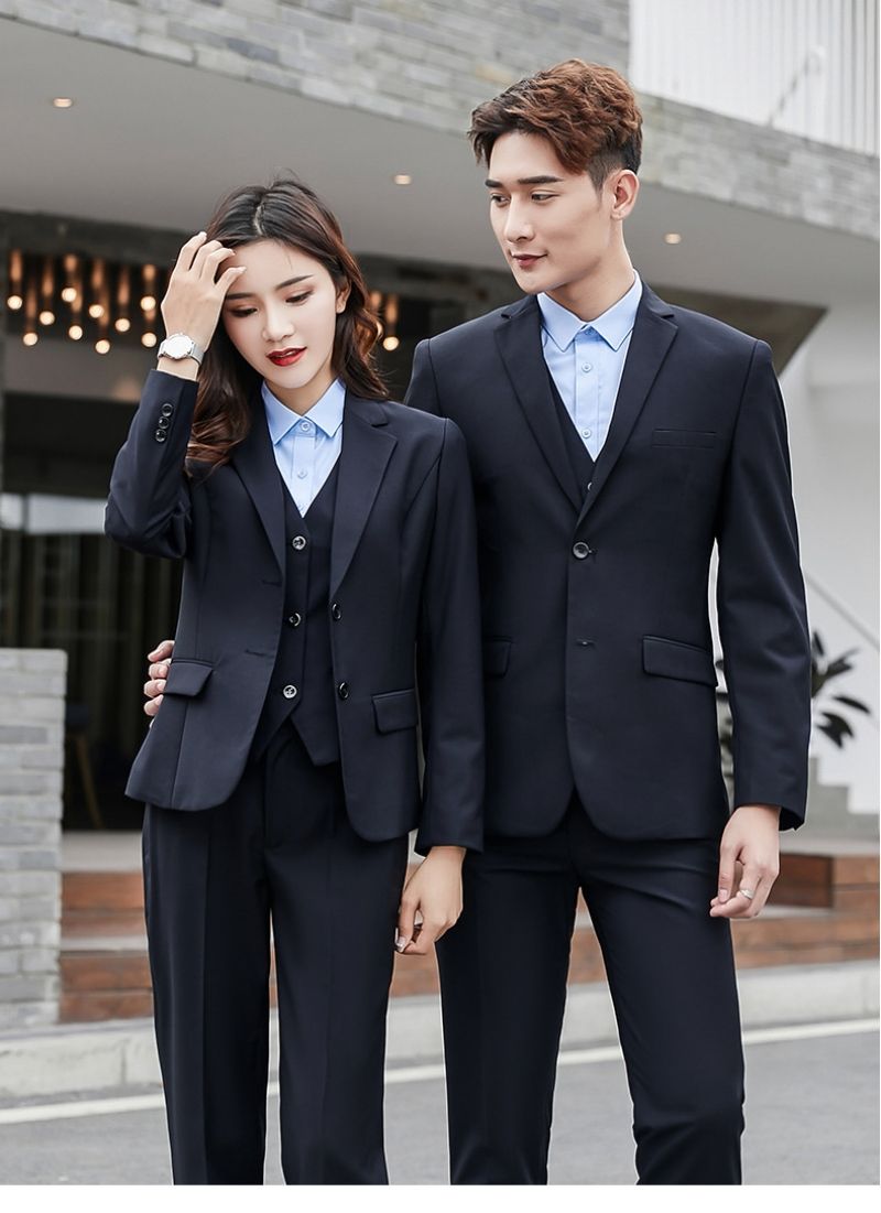 High-End Men's Business Suit Set Professional Formal Suit for Young White-Collar Workers Premium Office Career Wear for Businessmen