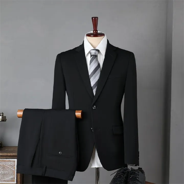Luxury Men's Suit Set Multi-purpose Casual Business Formal Suit Wedding Groom & Groomsmen Outfit Professional Office Wear for White-collars