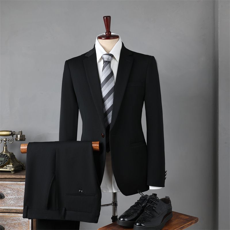Luxury Men's Suit Set Multi-purpose Casual Business Formal Suit Wedding Groom & Groomsmen Outfit Professional Office Wear for White-collars