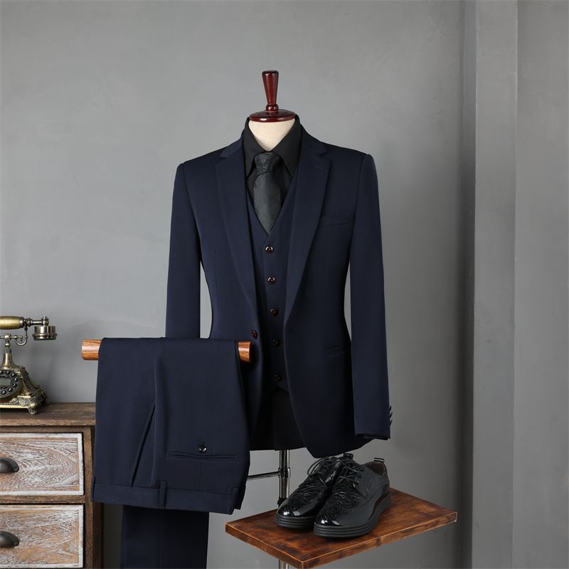 Luxury Men's Suit Set Multi-purpose Casual Business Formal Suit Wedding Groom & Groomsmen Outfit Professional Office Wear for White-collars