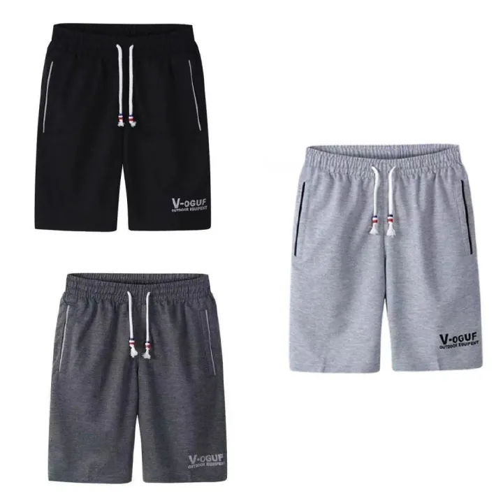 3-Pack New Arrival Fashion Men's Loose-Fit Sports Shorts Summer Quick-Drying Knee-Length Casual Pants Breathable Lightweight Bottoms for Running Fitness Beach Daily Wear