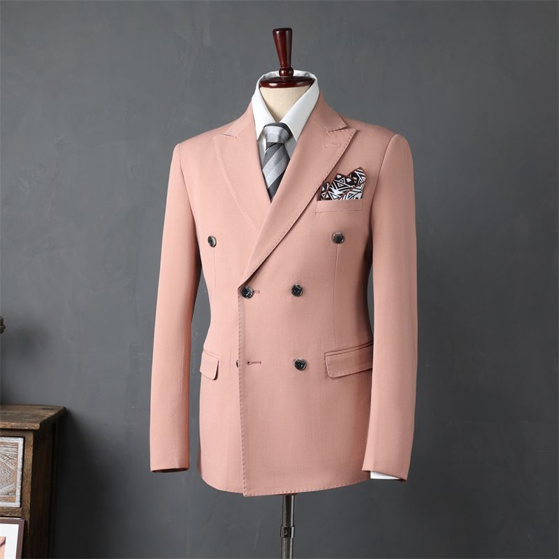 Premium High-End Men's 3-Piece Slim Fit Suit Set Trendy Business Professional Formal Wear Stylish Wedding Dress Groomsman Outfit Formal Suit for Men