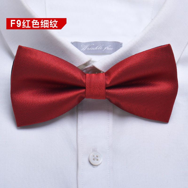 4-Piece Men's Bow Tie Set Burgundy Black Formal Business Dress Shirt Bowtie For Wedding Groom Groomsman Party Banquet