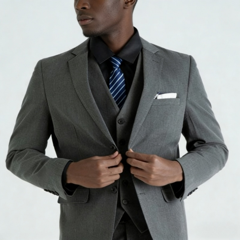 High-End Men's Suit Set Luxury Business Casual Formal Wear Complete Suit For Men Wedding Banquet Best Man Outfit Non-Iron