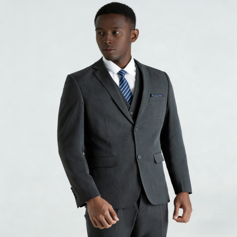 High-End Men's Suit Set Luxury Business Casual Formal Wear Complete Suit For Men Wedding Banquet Best Man Outfit Non-Iron