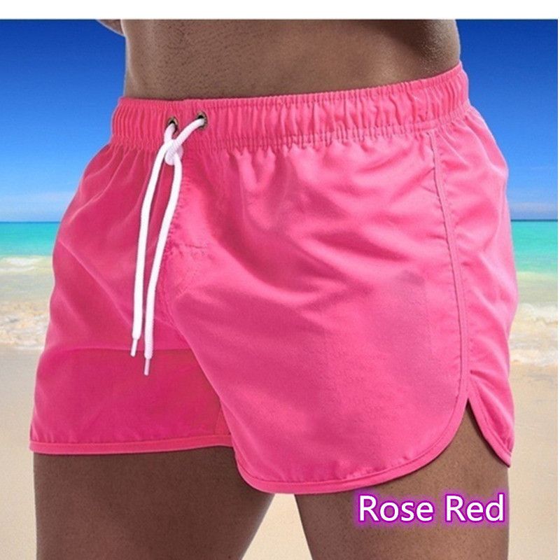 Men's New Mesh Breathable Sports Shorts Quick Dry Running Shorts Summer Thin Fitness Training Beach Pants