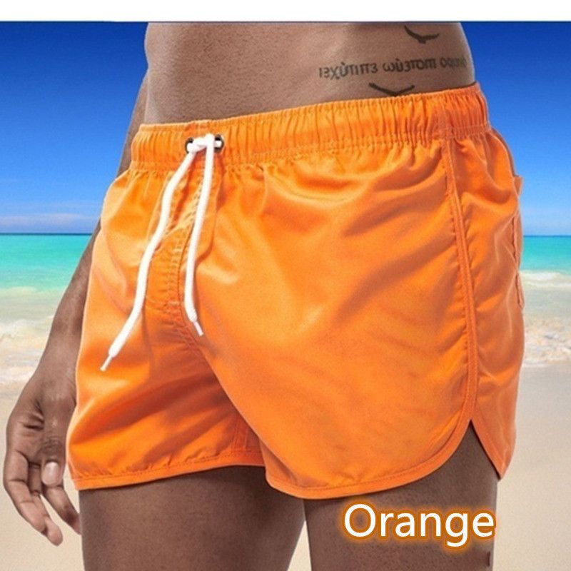 Men's New Mesh Breathable Sports Shorts Quick Dry Running Shorts Summer Thin Fitness Training Beach Pants