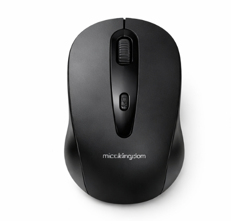 Microkingdom E9 Wireless Mouse  2.4GHz Wireless Optical Mouse with Micro-Precise Tracking, Ergonomic Contoured Design, Plug & Play USB Receiver, Compatible with Windows, Mac & Linux