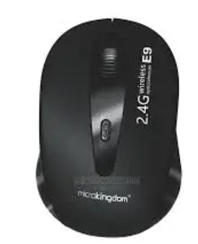 Microkingdom E9 Wireless Mouse  2.4GHz Wireless Optical Mouse with Micro-Precise Tracking, Ergonomic Contoured Design, Plug & Play USB Receiver, Compatible with Windows, Mac & Linux