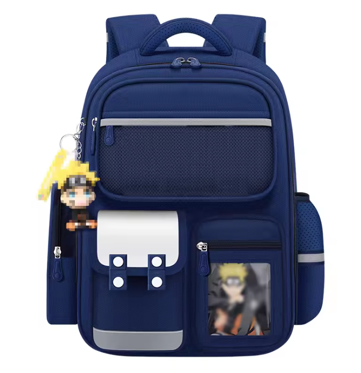 British Style,Academic Master School Bag Breathable Elementary Schoolbag Children 5~12 Years Old Backpack Fashion Spine Protection Boys Girls Book Backpack Suitable for Grade 2-8.