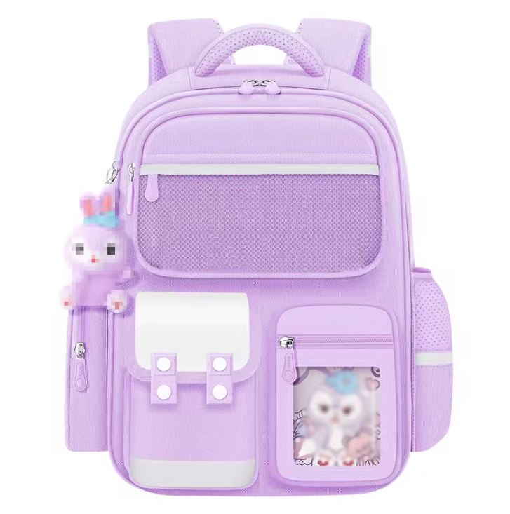 British Style,Academic Master School Bag Breathable Elementary Schoolbag Children 5~12 Years Old Backpack Fashion Spine Protection Boys Girls Book Backpack Suitable for Grade 2-8.