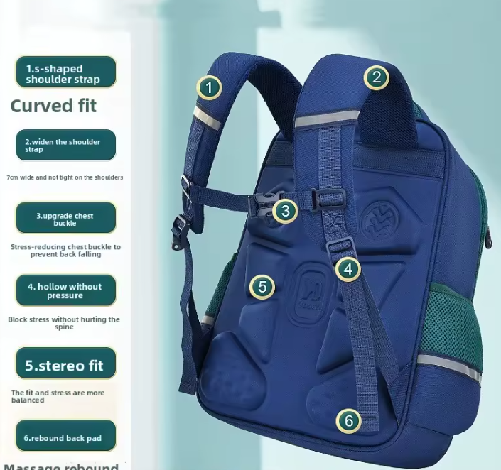 Heavy capacity  school bag Dingdang Cat Lightweight Expandable Waterproof Oxford Polyester Backpack Elementary School Children's Fashion Zipper For Grade 1-4