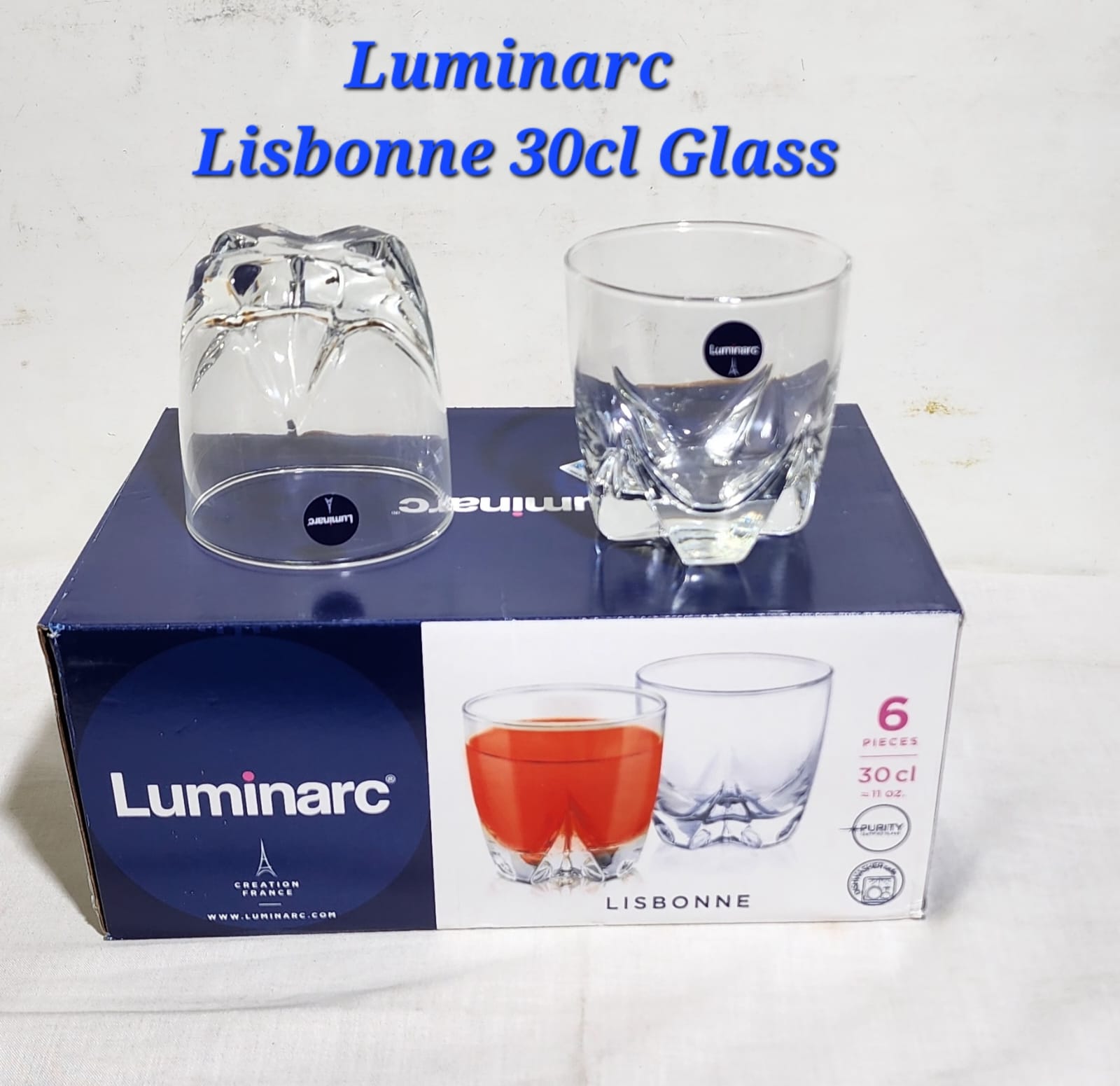 N1309 Luminarc Lisbonne Glass 30cl (6pcs