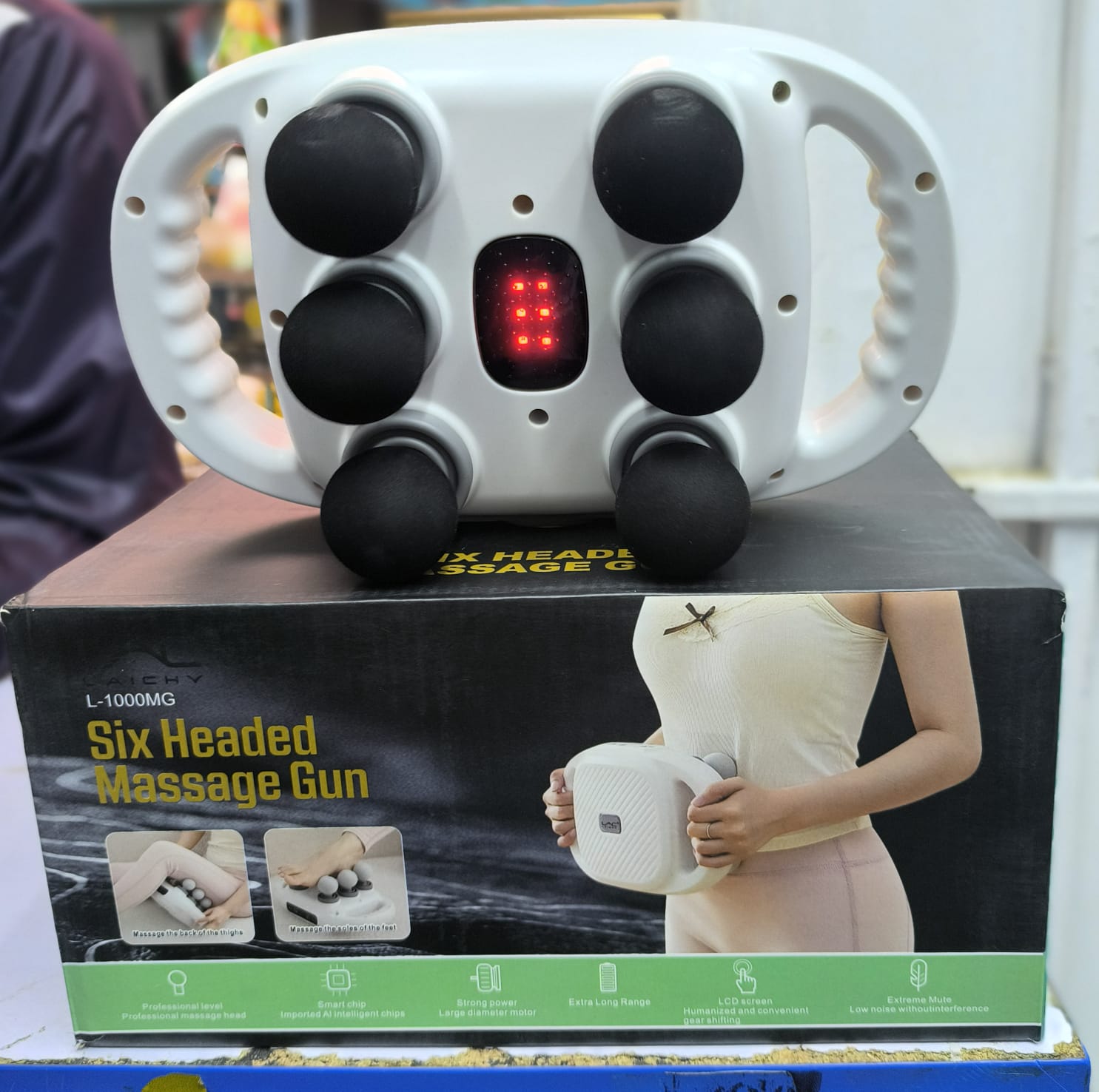 Six Headed massage gun
