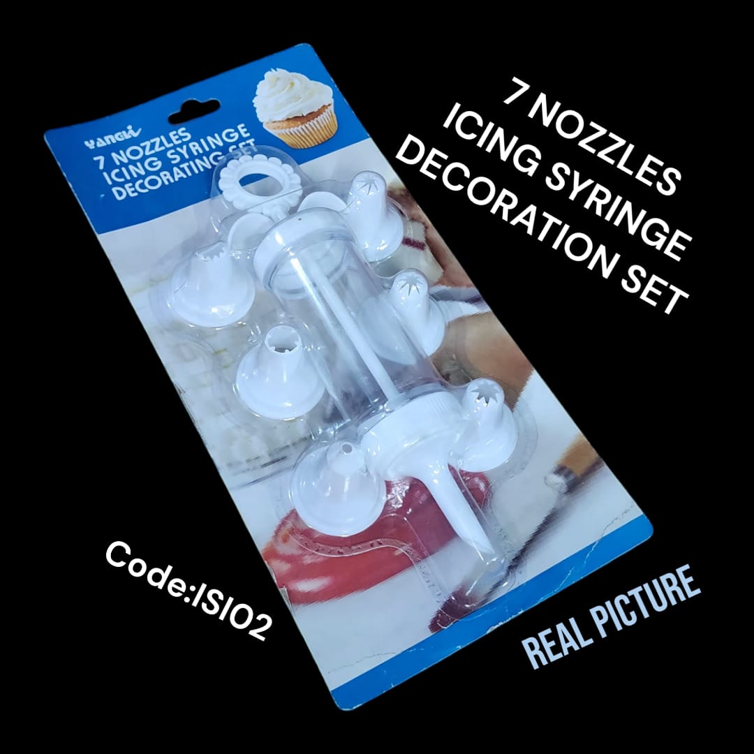 ♦️SPECIAL OFFER ♦️  7Nozzles Icing Syringe Decoration Set