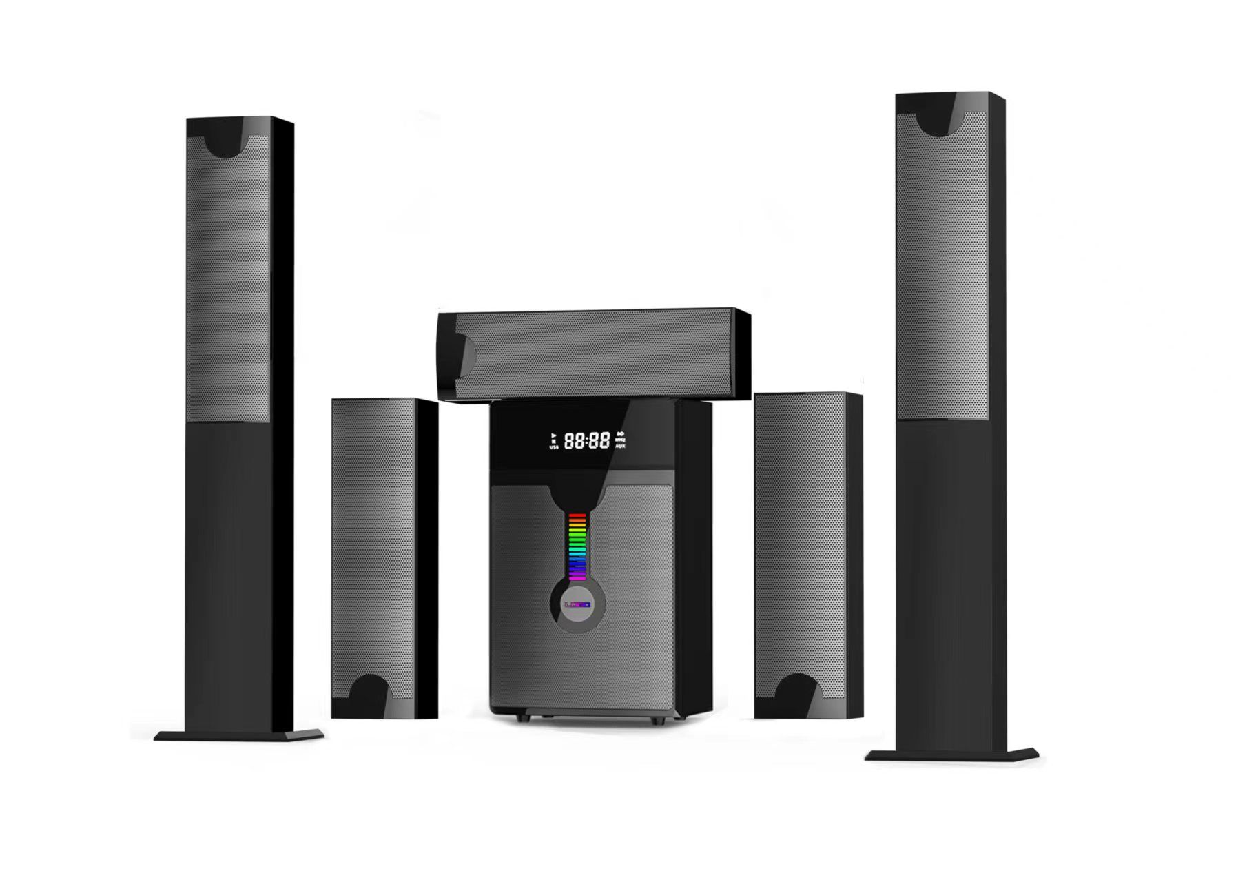 GS-9855 5.1 Multimedia Speaker System-BT,USB,FM RADIO