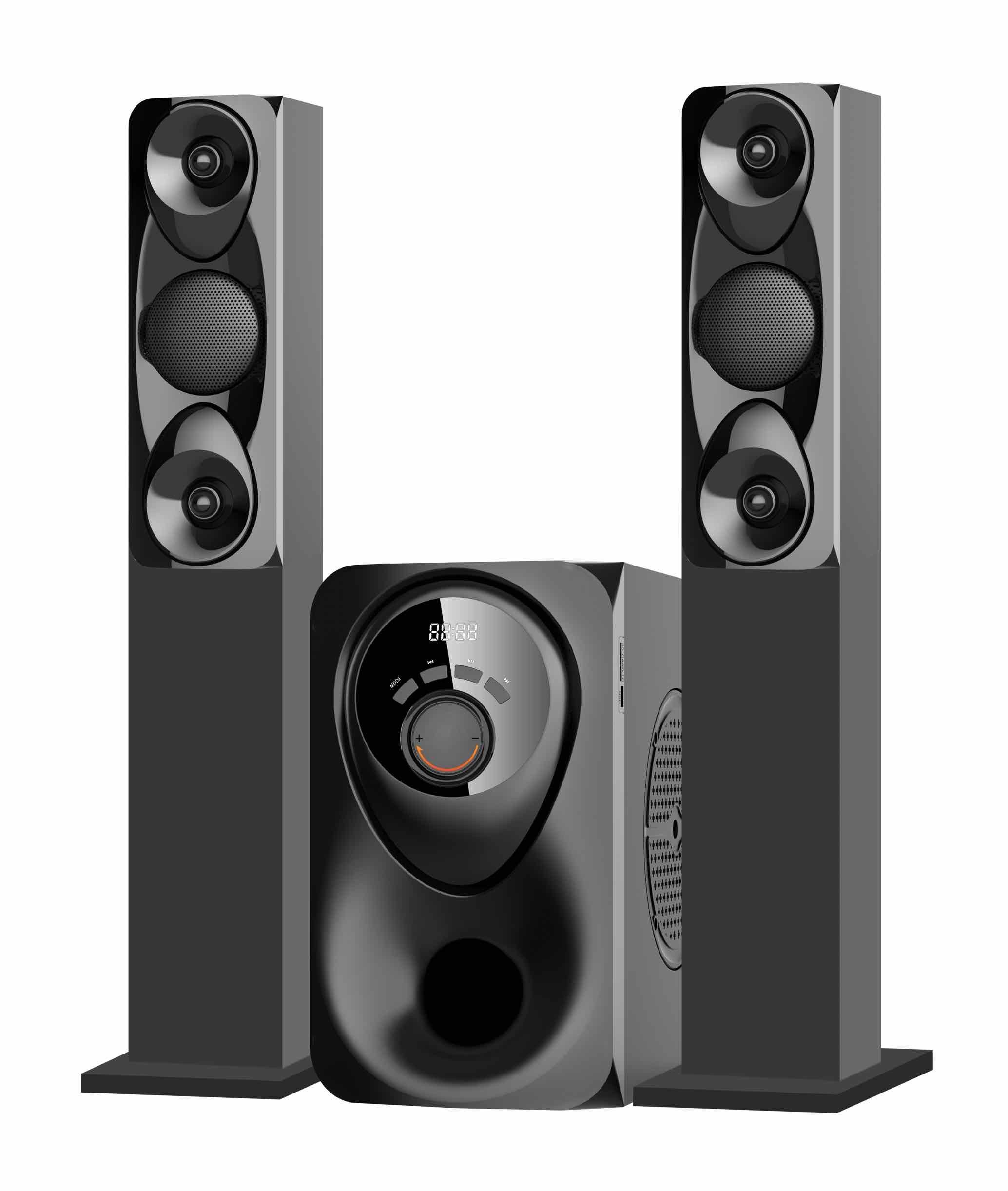 GLOBALSTAR GS-601 2.1 Subwoofer Bluetooth Speaker System, 12V