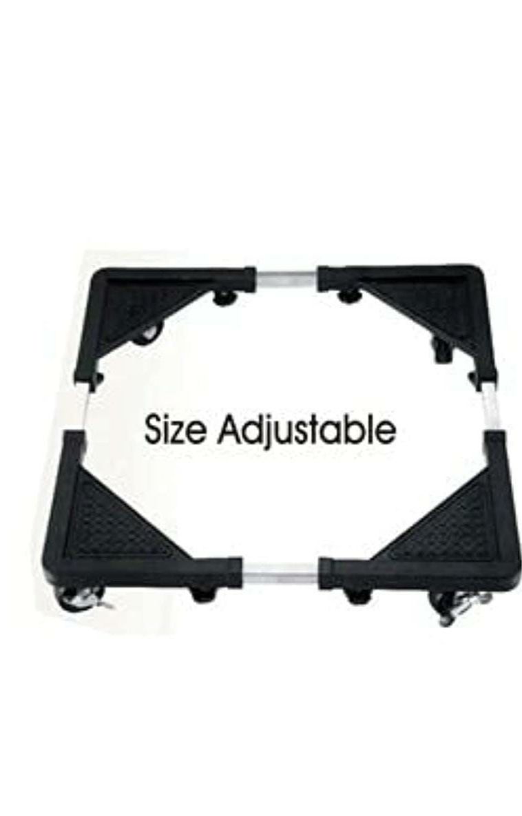 Movable Fridge BaseWashing Machine Stand Top Loading Washing Machine Refrigerator Stand Fridge Base Trolley Stand With Wheels Multi-Functional Roller Base Movable Adjustable Base For Dryer
