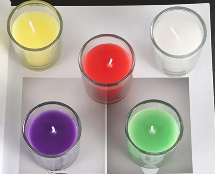 6PC PACK OF SCENTED CANDLES IN GLASS HOLDERS LUXURY SCENTED CANDLE FOR DECORATION TRANSPARENT GLASS JAR CANDLES UNIQUE DESIGN CANDLES