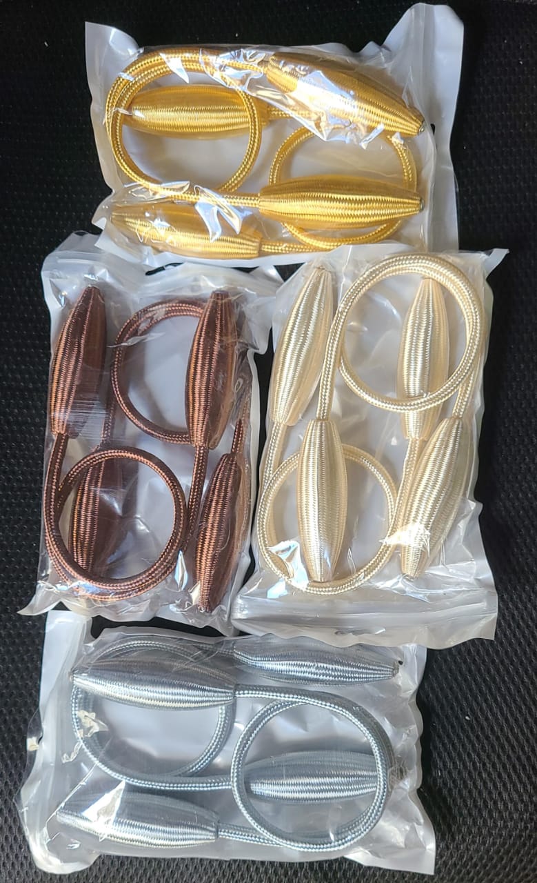 Arbitrary shape strong Curtain tiebacks