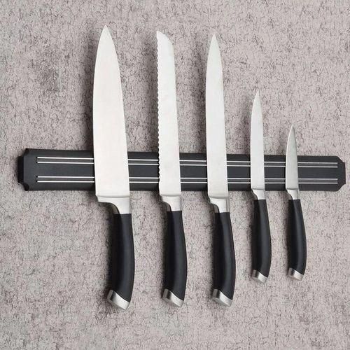 55cm Magnetic Knife Holder Knife Storage Rack Organizer, Declutter Kitchen Utensils organizer Space Saver Wall Mounted With Screws