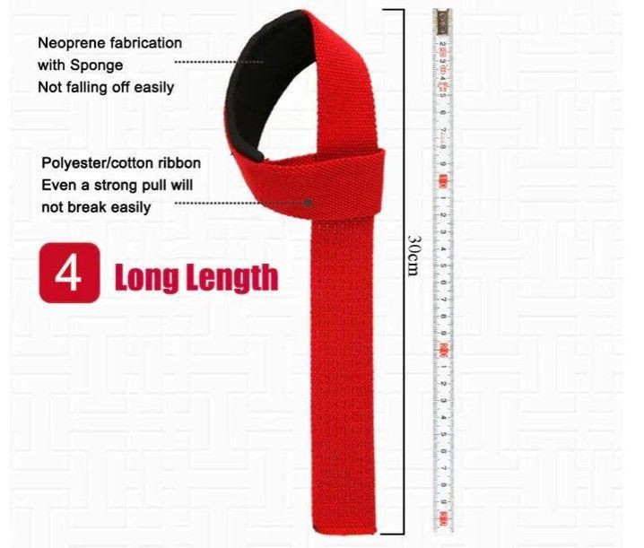 2PCS Gym Weight Lifting Straps Wrist Support Comfortable Cushioned Wrist Pad  Anti-slip Silicon grips Weightlifting Straps Strength Training Deadlifts CrossFit Dumbbell/Barbell Hand Grips Gym Gloves