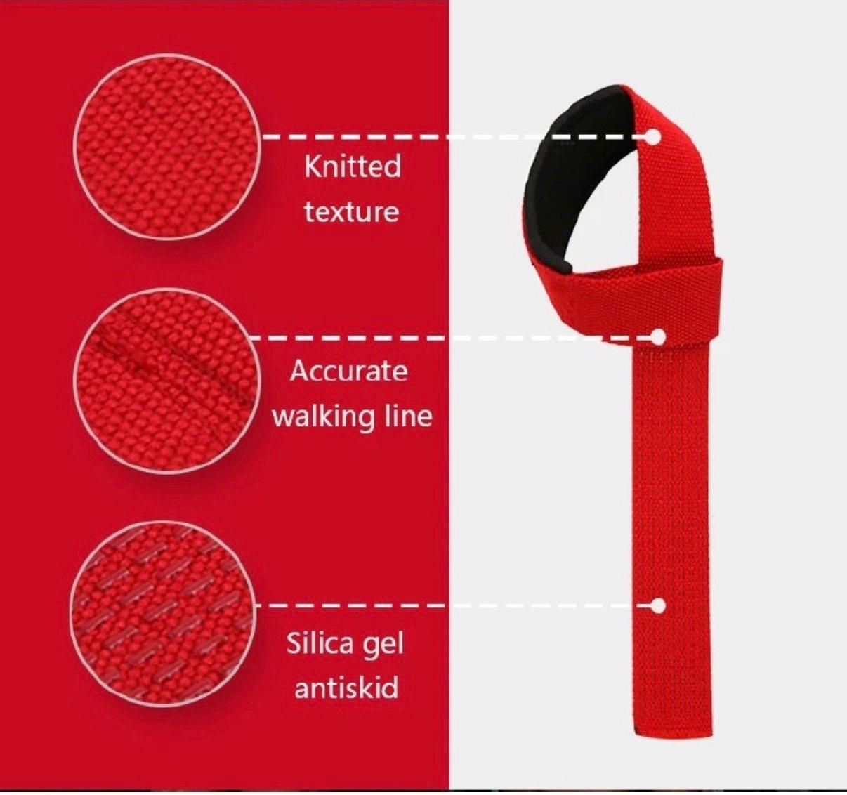 2PCS Gym Weight Lifting Straps Wrist Support Comfortable Cushioned Wrist Pad  Anti-slip Silicon grips Weightlifting Straps Strength Training Deadlifts CrossFit Dumbbell/Barbell Hand Grips Gym Gloves