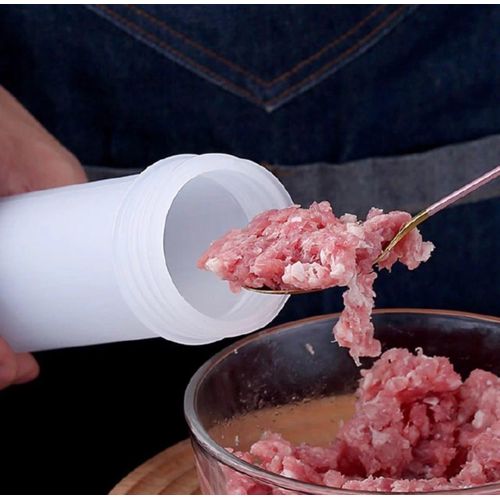 Handheld Manual Sausage Maker Machine with 3 Nozzles Sausage Meat Filling Machine/ Meat Filler Pump/ Sausage Stuffer Sausage Machine/ Mutura Maker
