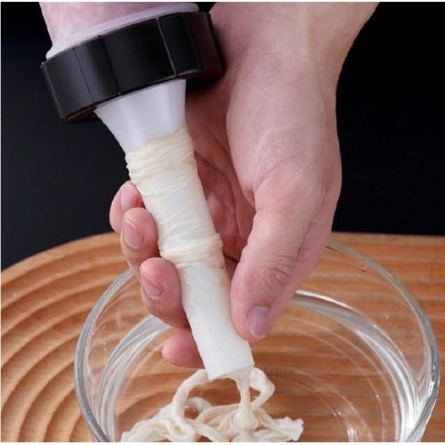 Handheld Manual Sausage Maker Machine with 3 Nozzles Sausage Meat Filling Machine/ Meat Filler Pump/ Sausage Stuffer Sausage Machine/ Mutura Maker