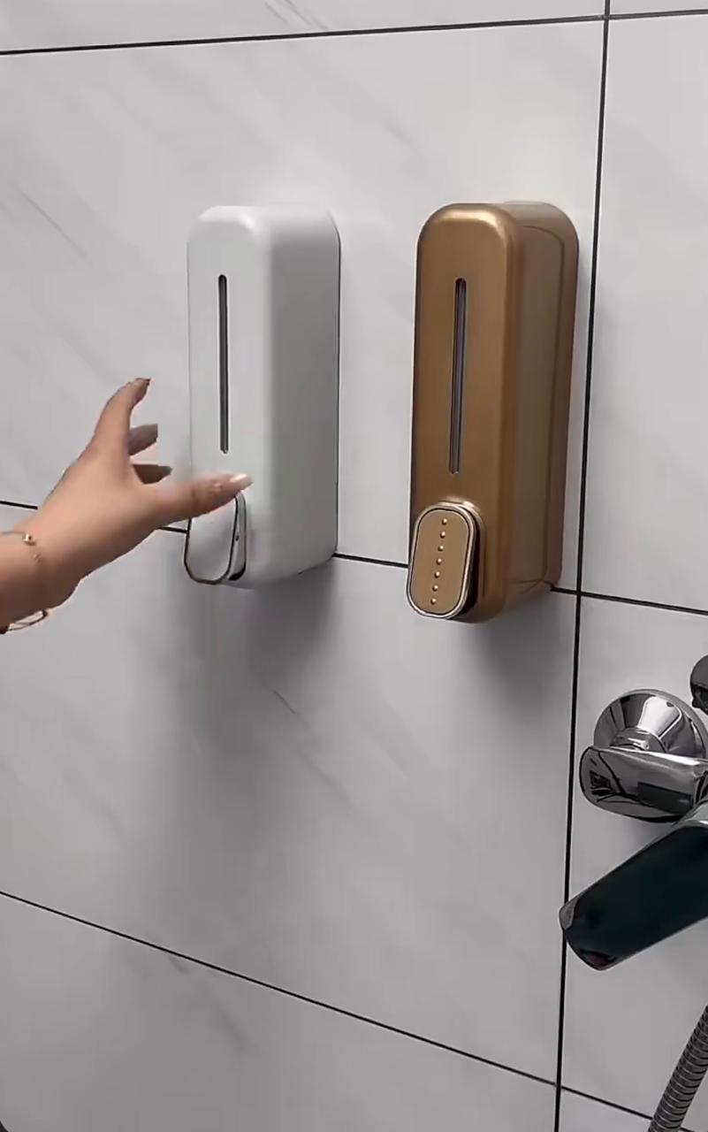 Liquid Soap Dispenser Wall Mount Manual Soap Dispenser Lotion Dispenser Easy Press  Bathroom Shower Pump used for Hand Soap, Shower Gel, Shampoo, Conditioner, Lotion,  Hand Sanitizer Liquid Soap Dish