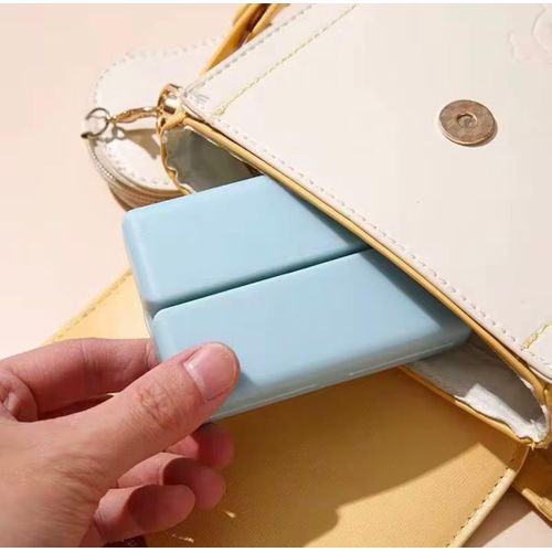 Weekly Pill Box Organizer 7 Days Foldable Medicine Box 7 Compartments Pill Organizer Travel Medicine Dispenser Tablet Storage Case Pill Case for Medicine Storage, Vitamins, Supplements First Aid Kit