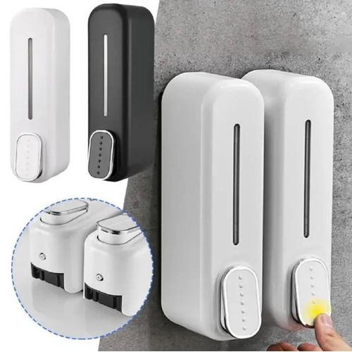 Wall Mount Liquid Soap Dispenser Manual Soap Dispenser Lotion Dispenser Easy Press  Bathroom Shower Pump used for Hand Soap, Shower Gel, Shampoo, Conditioner, Lotion, Hand Sanitizer Liquid Soap Holder