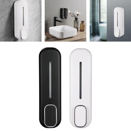 Wall Mount Liquid Soap Dispenser Manual Soap Dispenser Lotion Dispenser Easy Press  Bathroom Shower Pump used for Hand Soap, Shower Gel, Shampoo, Conditioner, Lotion, Hand Sanitizer Liquid Soap Holder
