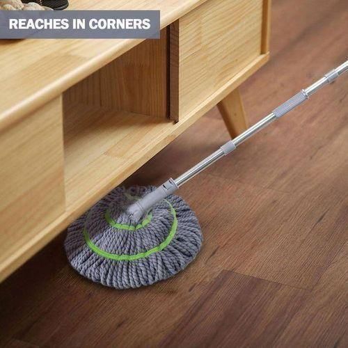 Self Wringing Mop Microfiber Twist Mop Super Absorbent Floor Cleaning Mop/Spin mop 360 Rotating Hands-Free Mop Wet Mop/ Dry Mop Easy, Fast and Convenient Mopping