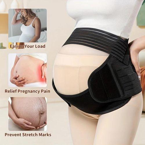 3 in 1 Adjustable Pregnancy Support Belt for Back/Pelvic/Hip/Waist Pain Relief Maternity Belt Abdominal support belt, Back support belt Waist support Belly Band Pregnancy Belt - PREMIUM QUALITY