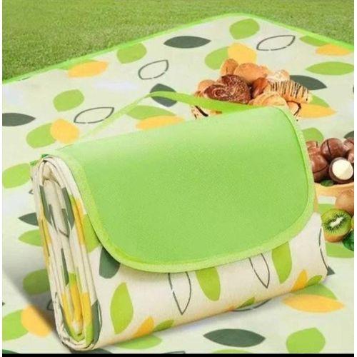 Foldable and Waterproof Picnic Mat for Outdoors or Camping, Picnic Blanket/ Camping Floor Carpet/ Beach Blanket, Tent, Meadow Mat, Park Grass Mat, Yoga Mat, Foldable Sleeping Pillow - LARGE 200x200cm