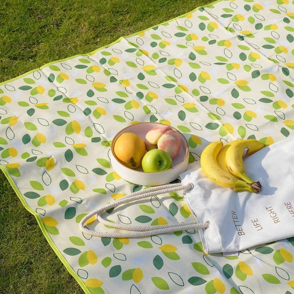 Foldable and Waterproof Picnic Mat for Outdoors or Camping, Picnic Blanket/ Camping Floor Carpet/ Beach Blanket, Tent, Meadow Mat, Park Grass Mat, Yoga Mat, Foldable Sleeping Pillow - LARGE 200x200cm