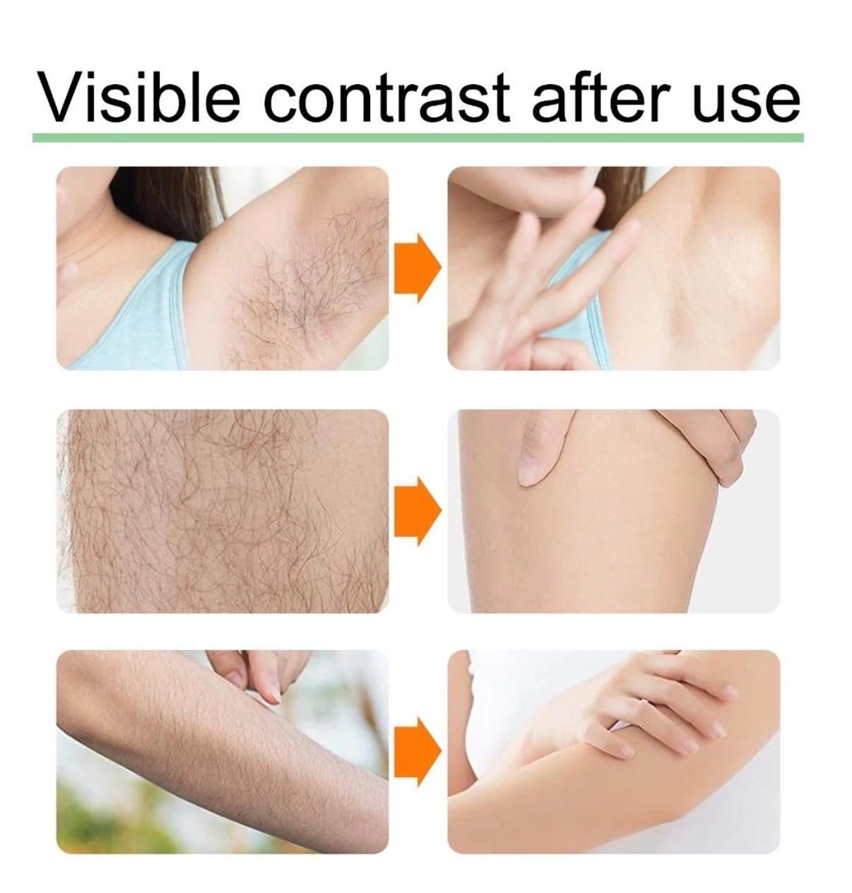 40Pcs Waxing Hair Removal Strips -20 Double Sided Wax Strips Waxing Hair Removal Kit for Face, Legs, Armpit, Back, Chest, Eyebrows, Bikini Depilatory Wax Hair Removal Sticker Body Hair Removal